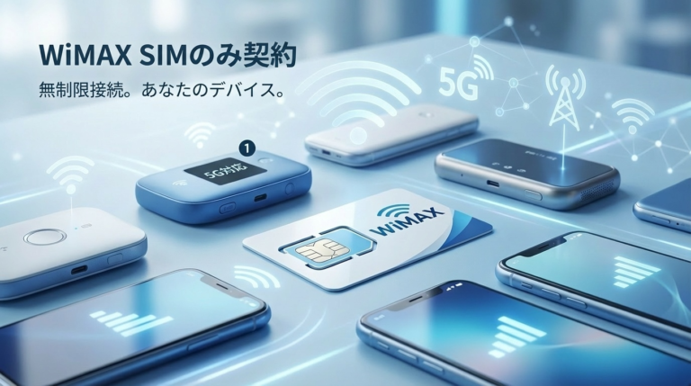 BIGLOBE WiMAX SIMのみ契約の全知識|端末を持っている人必見 - Wi-Fiのトリセツ|ネット回線の賢い選び方