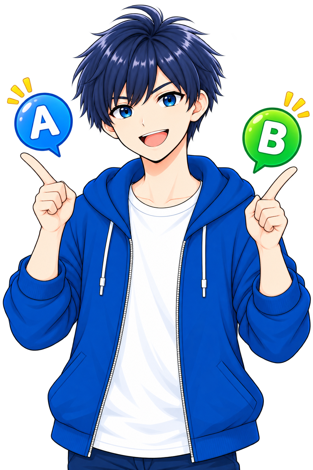 1ギガと10ギガのどちらを選ぶか案内するハルト